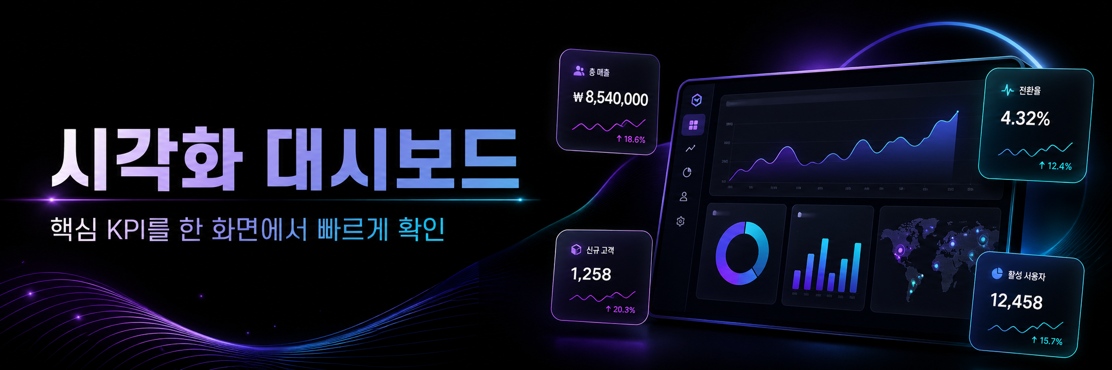 시각화 대시보드 배너